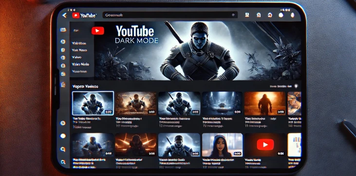 Dark mode sa YouTube